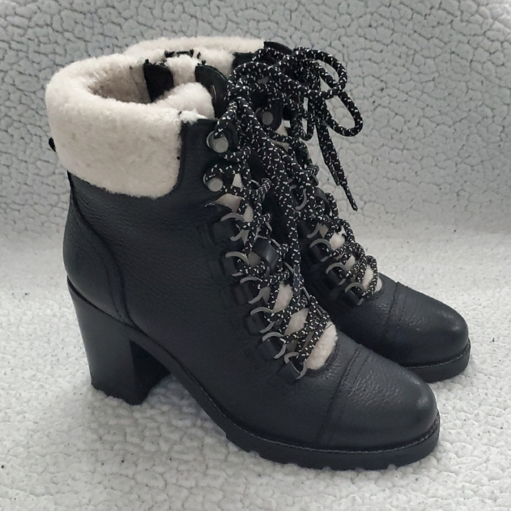 Frye Black Leather Boots - 6.5